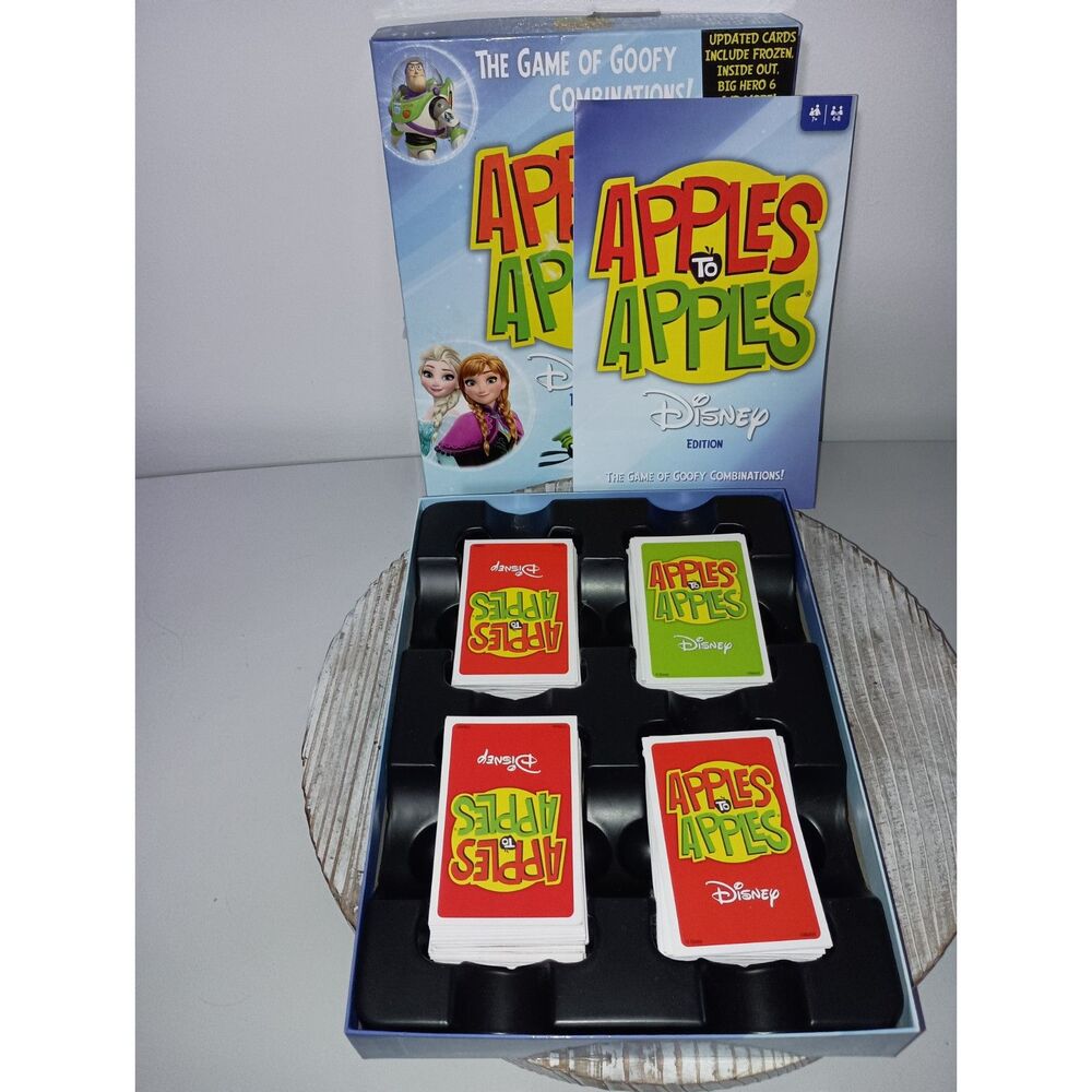 Board Games: Apples to Apples & Guess in 10 (Disney Edition-Complete) Pre-Owned - Picture 4 of 6